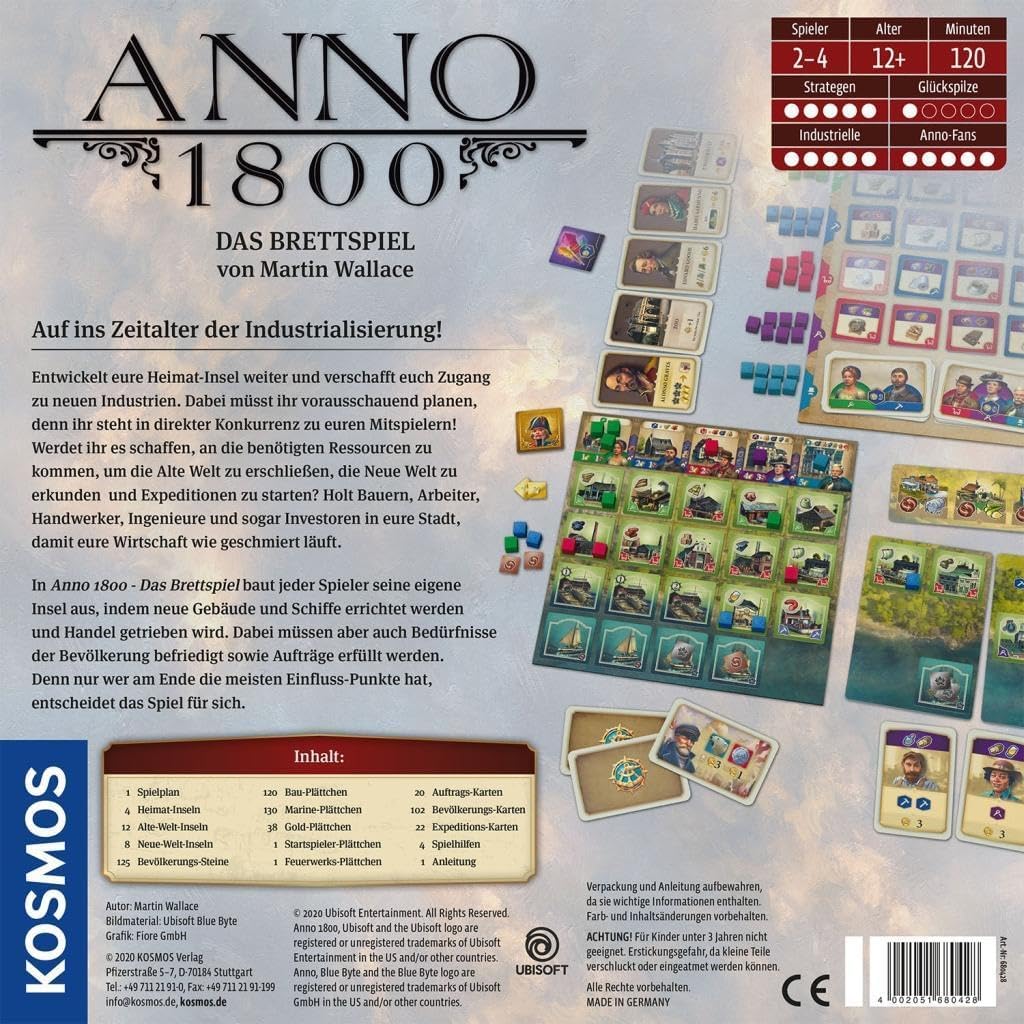 Detalle 2 de KOSMOS Anno 1800 Brettspiel