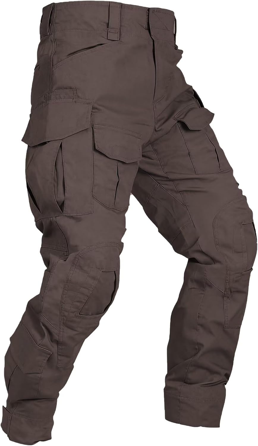 Detalle de VATINNT Men's Hiking Tactical Trousers: Waterproof Camouflage Cargo Pants for Outdoors