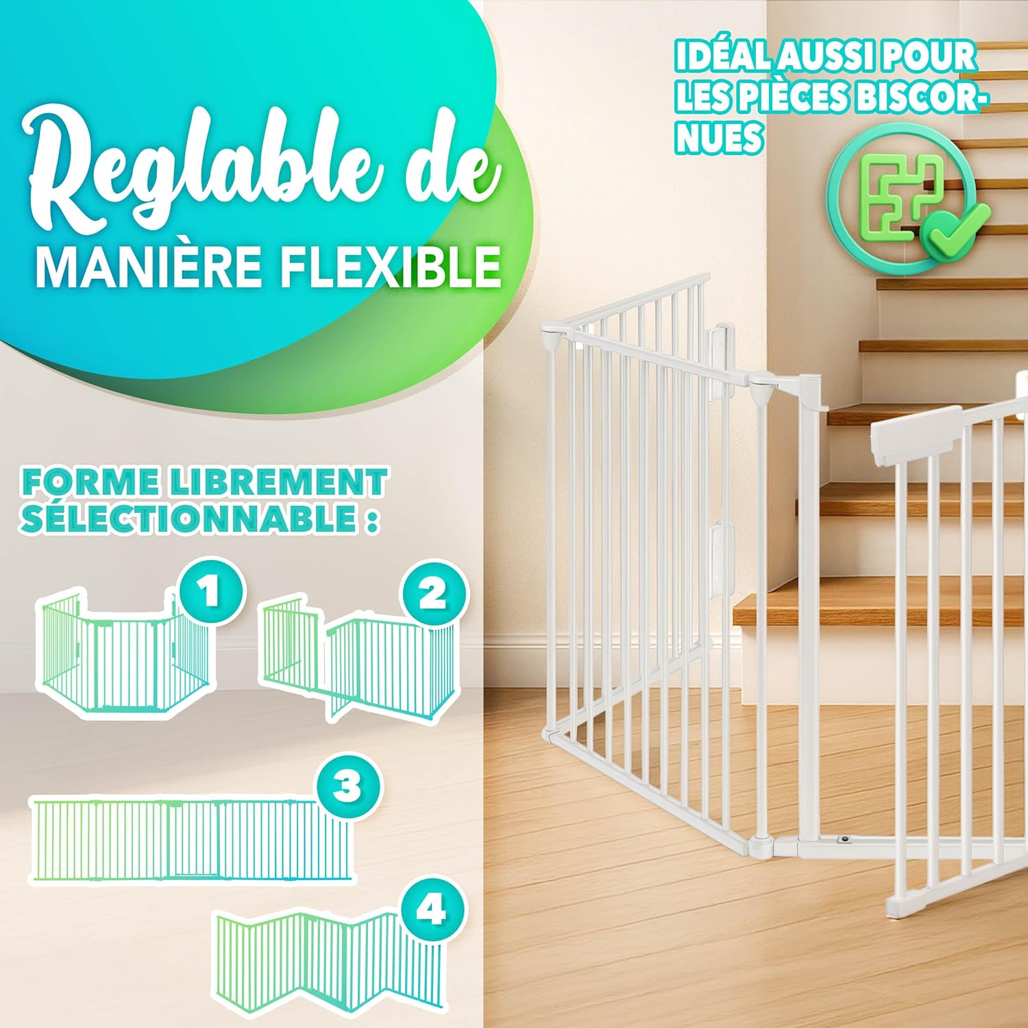 Thumbnail 4 de KIDUKU Barrière de sécurité 300 cm