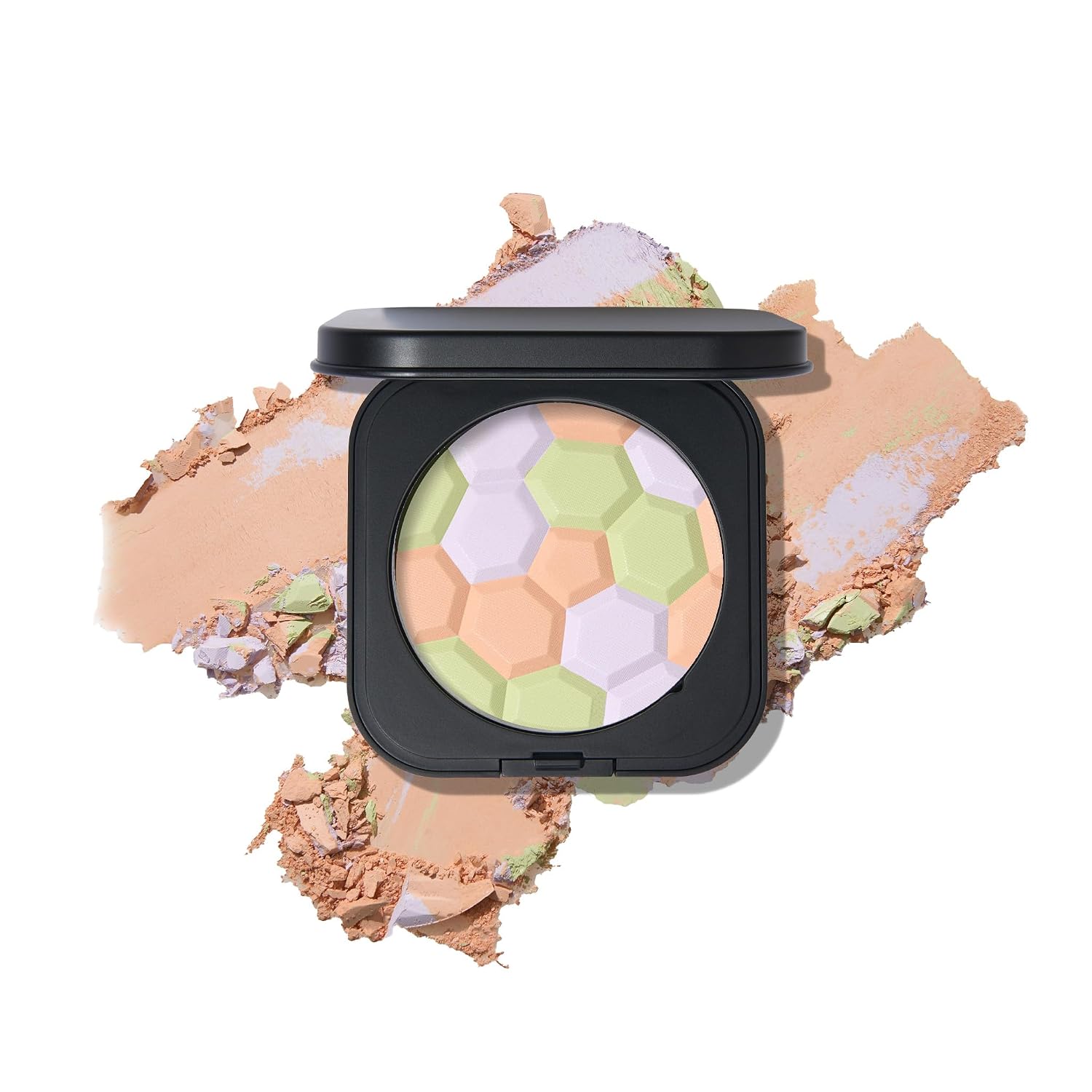 Detalle de Laura Geller New York Filter Finish Pressed Neutralizing Setting Powder (Universal) – Color Correcting for Even Tone