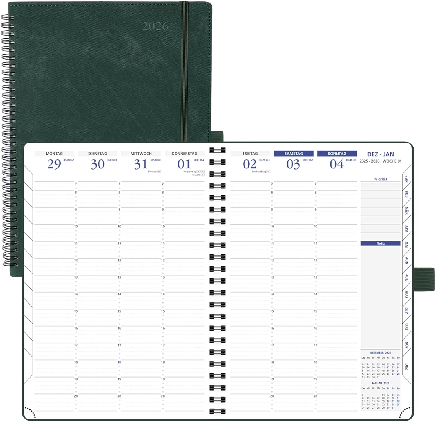 Thumbnail 6 de POPRUN Terminplaner Wochenplaner 2026 📘