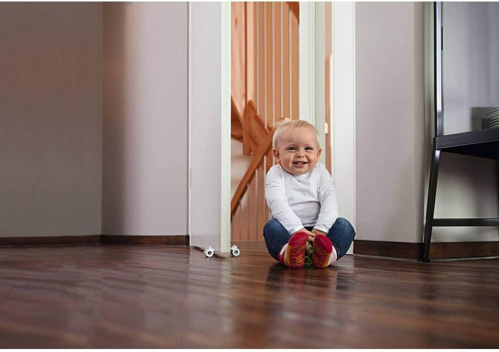 Detalle 2 de ABUS 76968 Junior Care Leif Doorstop, Brushed Stainless Steel