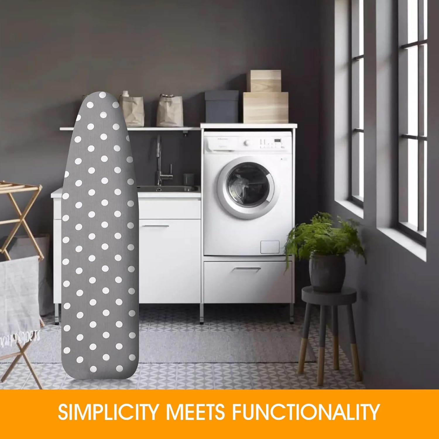 Thumbnail 2 de Sherwood Ironing Board Cover (135 x 45cm) 100% Cotton with Thick Felt – Bubble