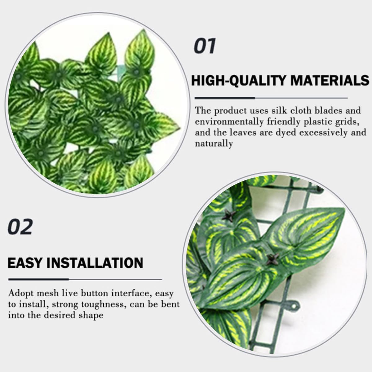Thumbnail 2 de Decorative Ivy Fence Screening 6m x 1m
