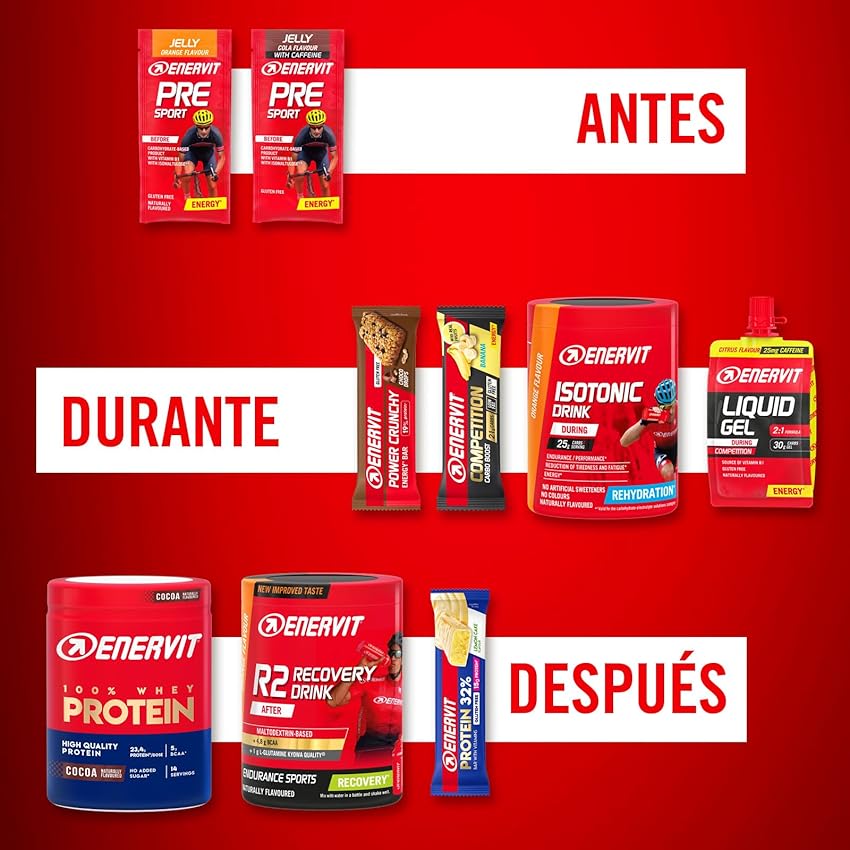 Thumbnail 5 de Enervit Barrita Proteica 50% Dark Choco 🍫, Sin Gluten y Bajo Azúcar