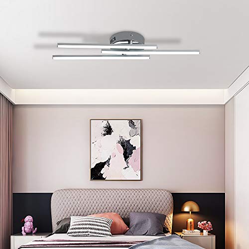Thumbnail 7 de Comely Plafoniera LED Soffitto 18W – Bianco Freddo 6500K, design moderno in metallo spazzolato