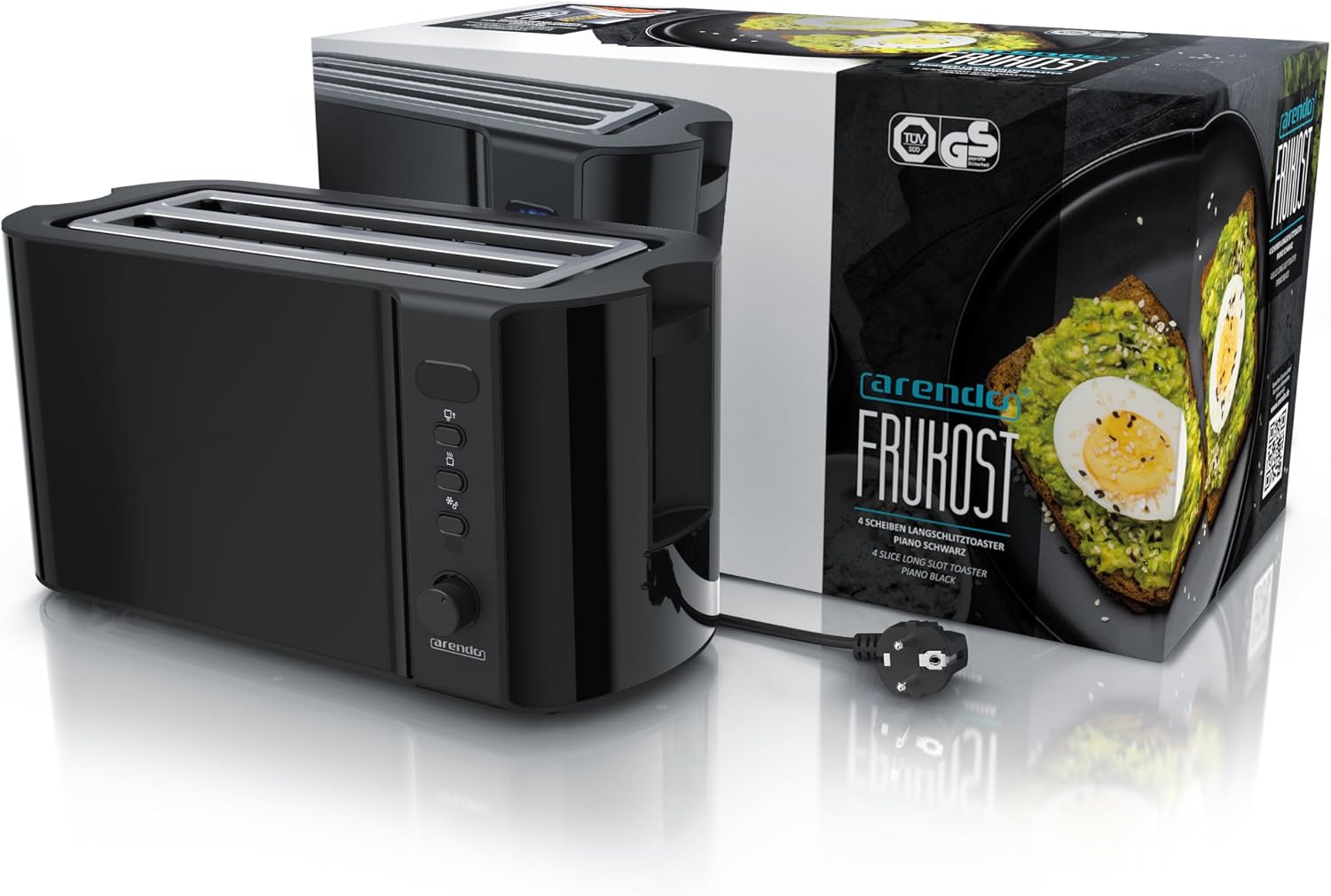 Thumbnail 6 de Arendo Frukost Toaster 1500 W 🍞
