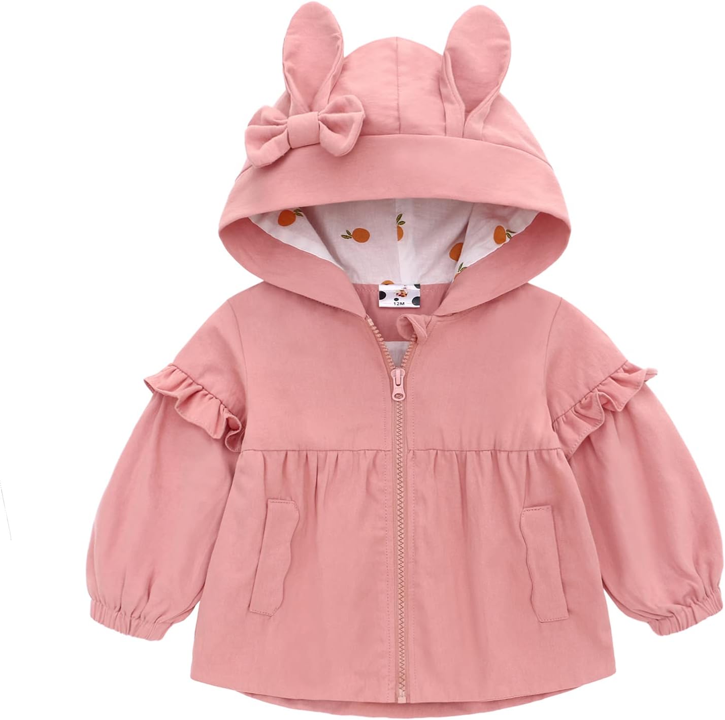 Detalle de famuka Baby Girls Hooded Jacket