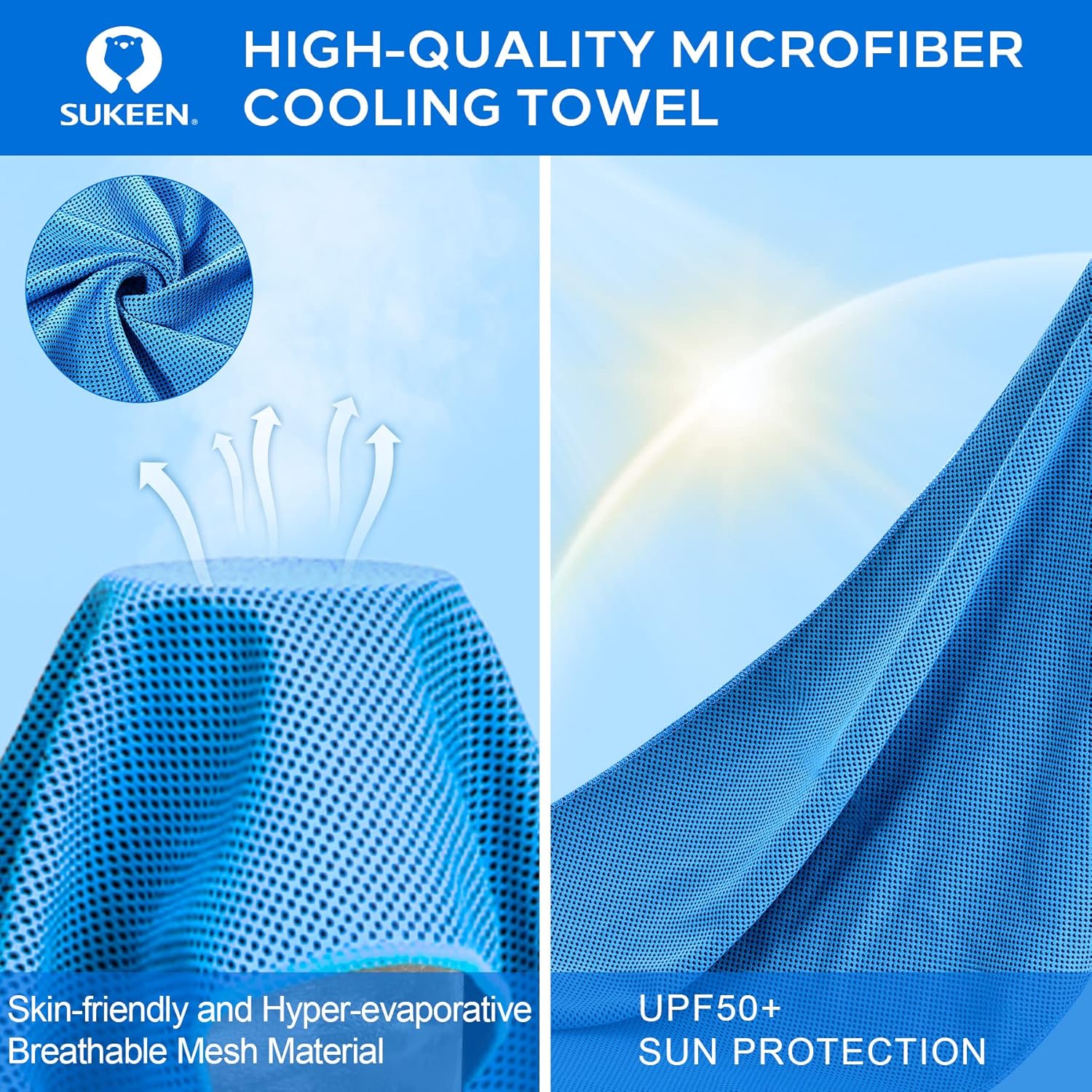 Thumbnail 5 de Sukeen Cooling Towels 4 Pack, 40x12 in