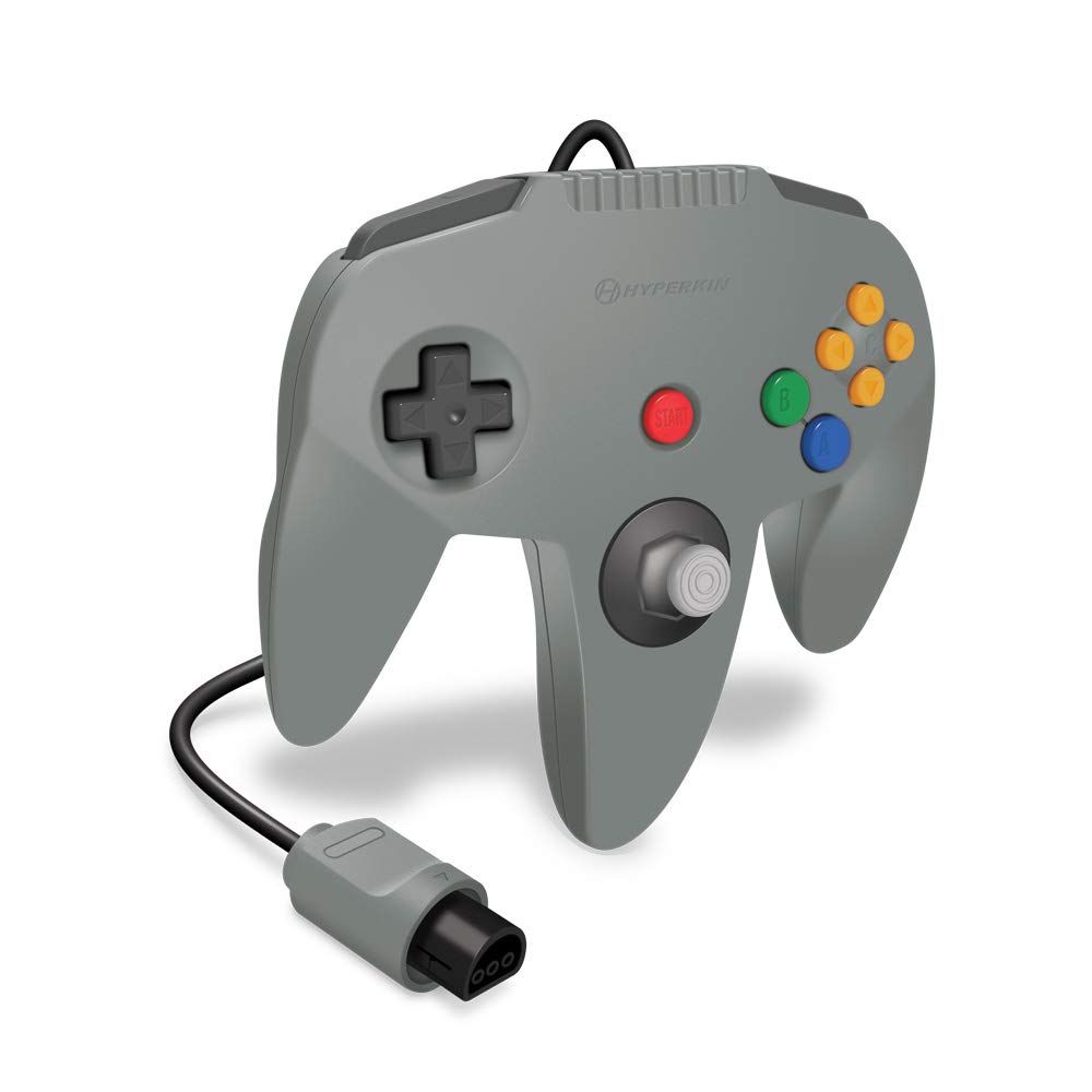 Thumbnail 2 de Hyperkin Captain Premium Wired Controller for Nintendo 64 – Gray (Retro Original Style)