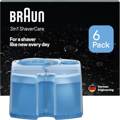 Detalle de Braun 3-in-1 ShaverCare Reinigungskartuschen – 6er Pack