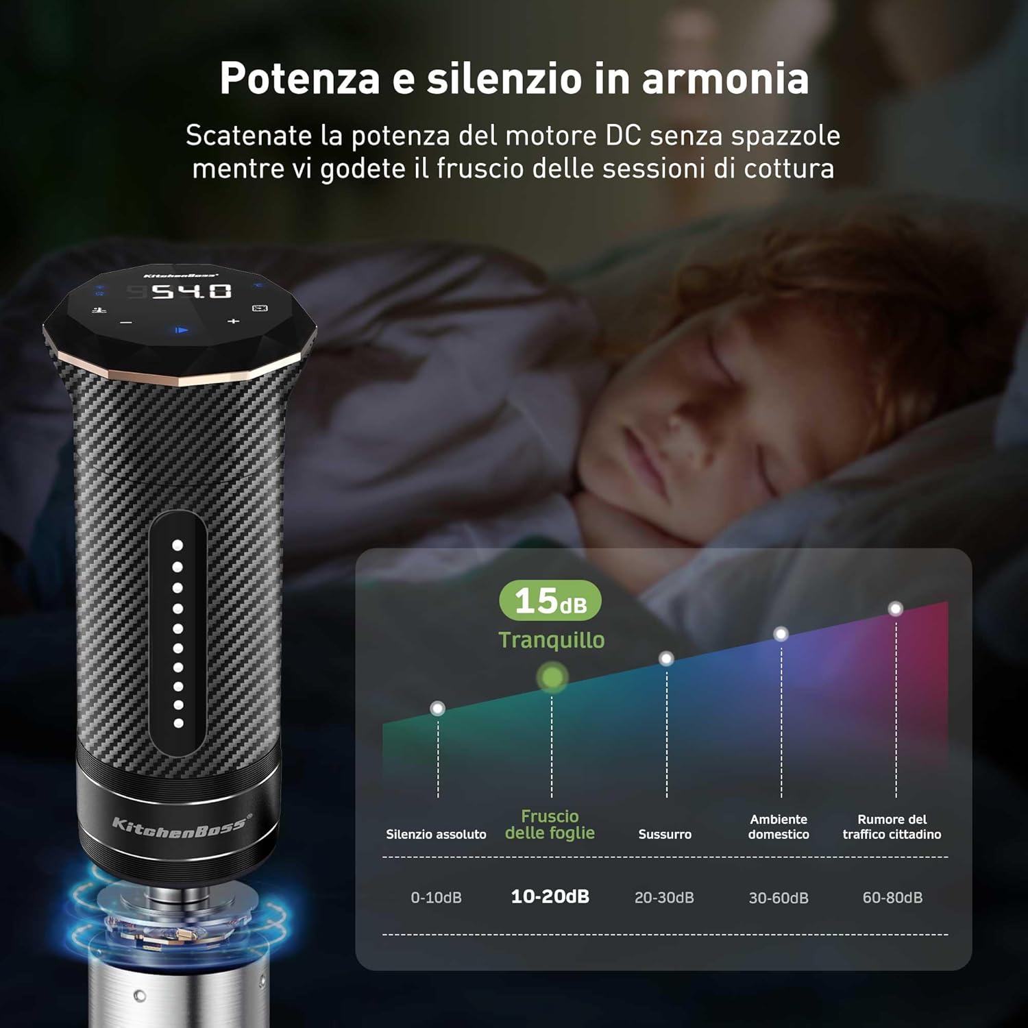 Thumbnail 4 de KitchenBoss WiFi sous vide 1100 W