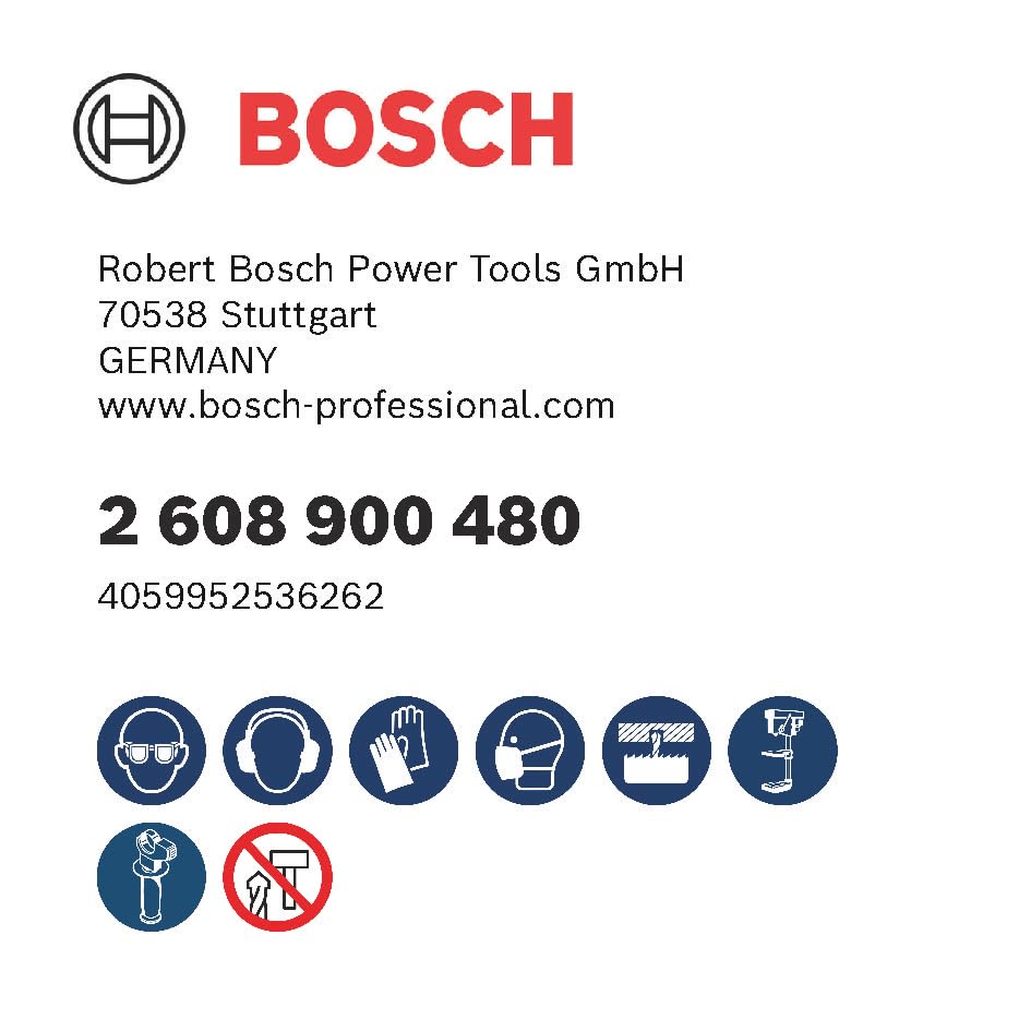 Thumbnail 6 de Bosch 2608900480 EXPERT Construction Material – otwornica Ø 102 mm, węglik
