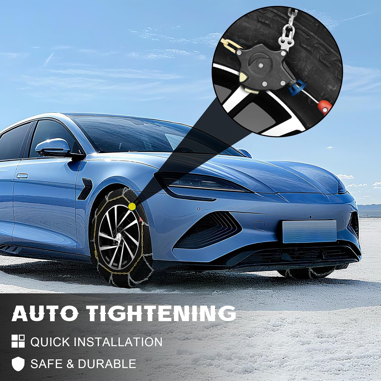 Thumbnail 1 de HKN160 Auto Tightening Snow Chains 1-Min Install
