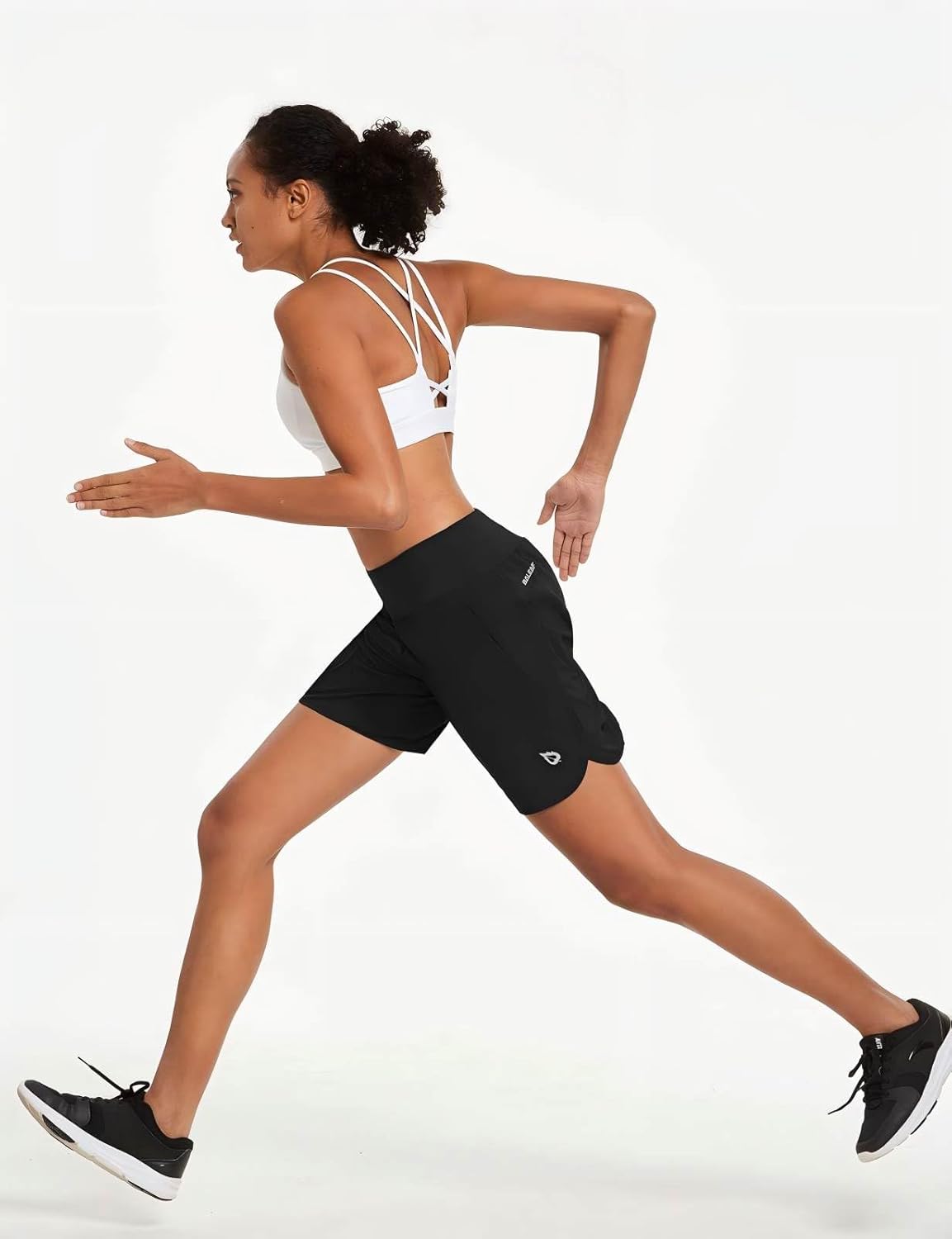 Thumbnail 5 de baleaf Women’s 7” Running Athletic Shorts with Liner, High Waist & Zipper Pocket