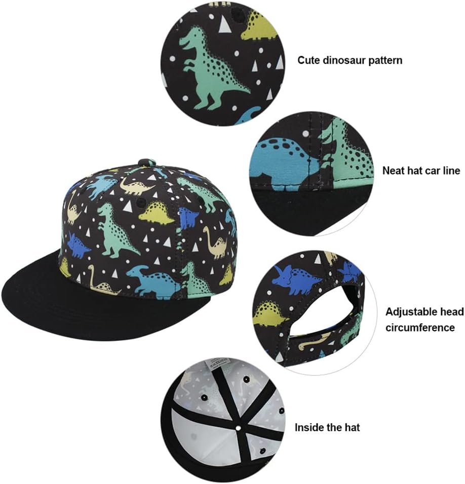 Detalle 2 de Malaxlx Baby Baseball Cap – Adjustable Cotton-Poly Sun Hat for 6 Months to 8 Years