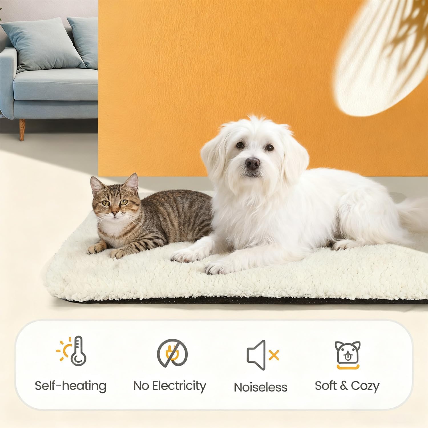 Detalle 2 de MORA PETS Self Heating Bed 74x47cm