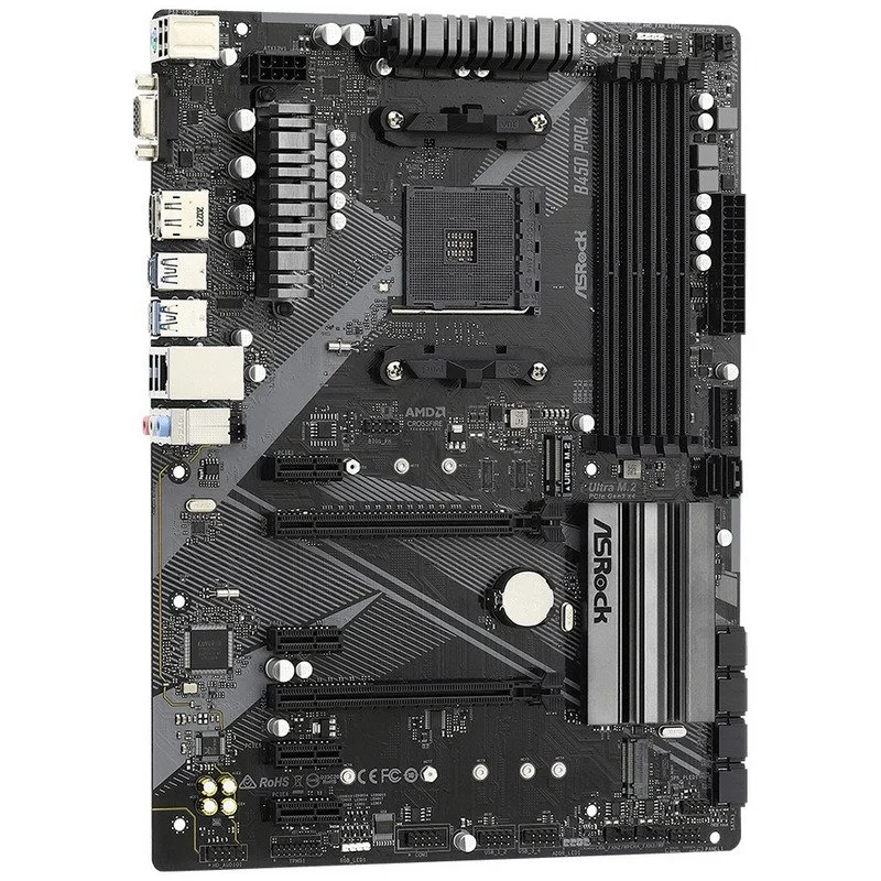 Thumbnail 1 de Asrock B450 Pro4 R2.0 placa base