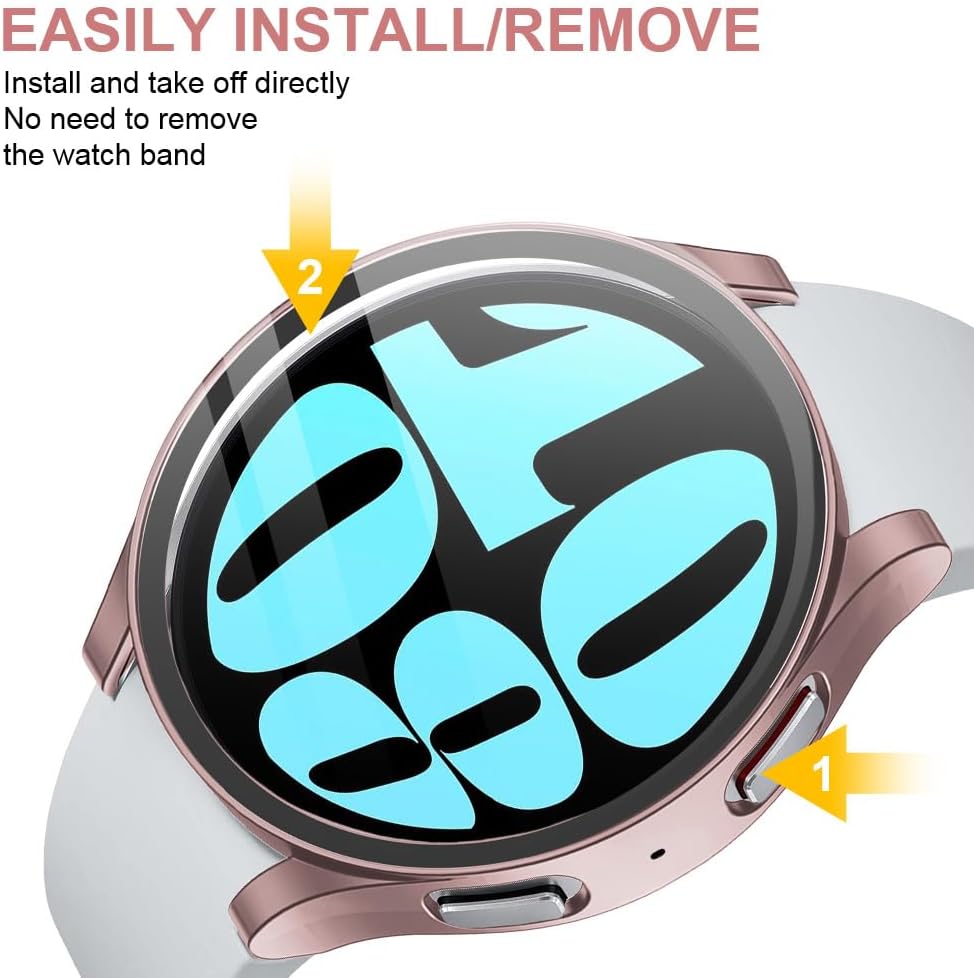 Detalle de Samsung Galaxy Watch 6 40mm case, 2 pack