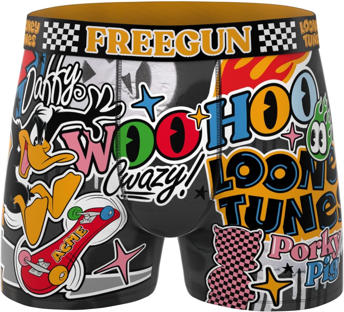 Thumbnail 3 de FREEGUN Boxer Homme Looney Tunes – Lot de 4 (Bugs Bunny, Daffy Duck et Coyote)