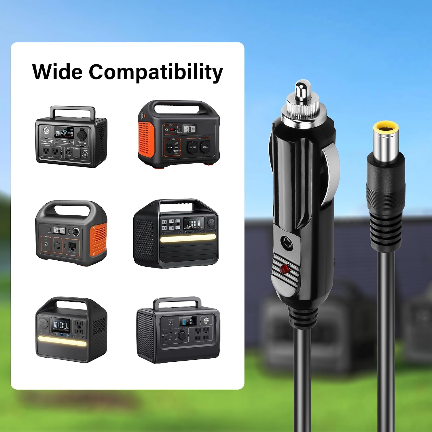 Detalle 2 de DC7909 12V car cigarette lighter cable 15A