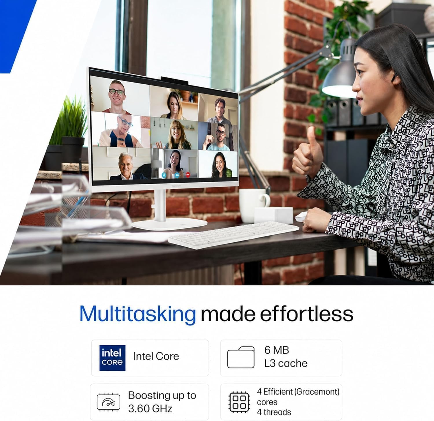 Detalle de HP All-in-One Desktop, 24-inch