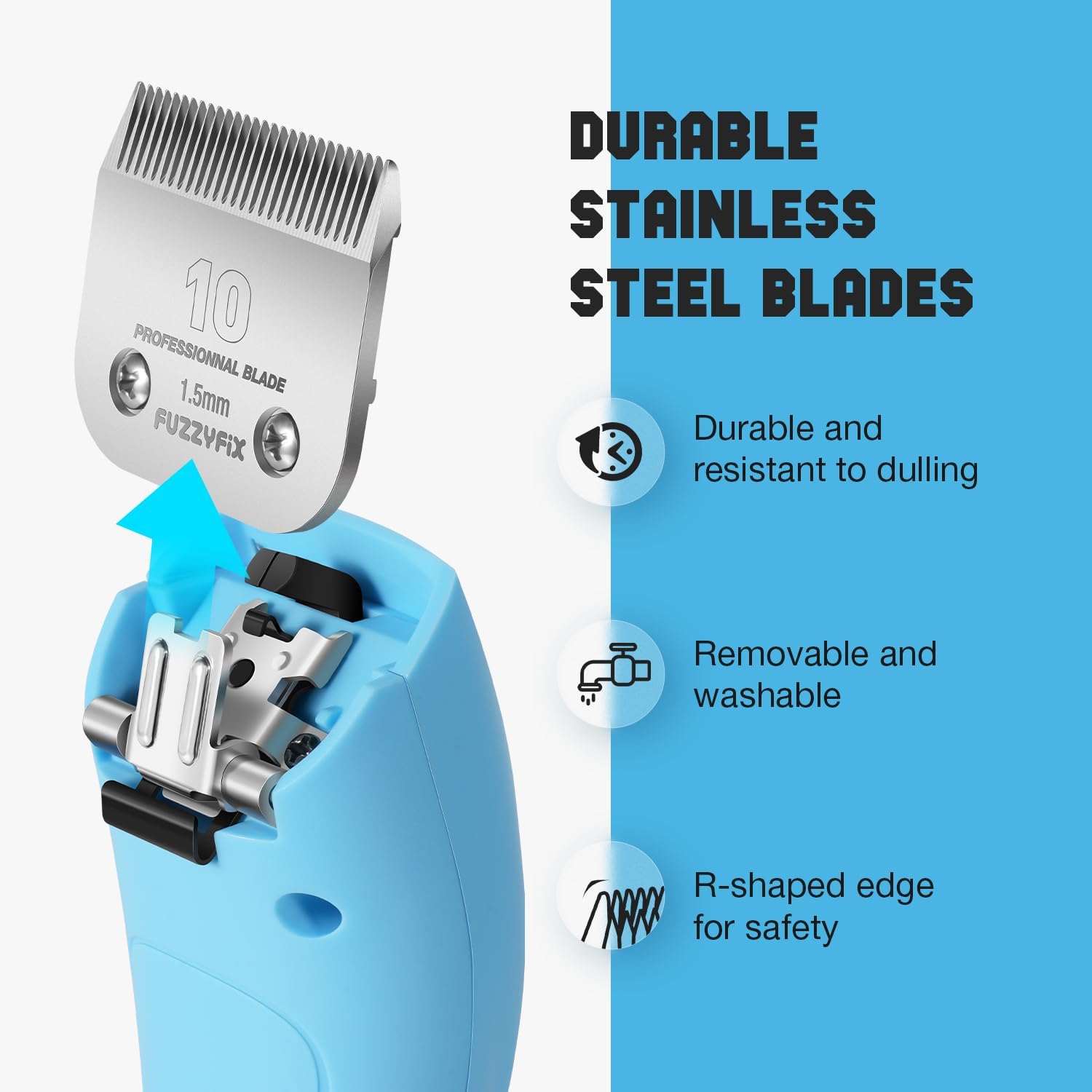 Thumbnail 4 de FuzzyFix Tosatrice per Cani Professionale con motore brushless e 2 velocità