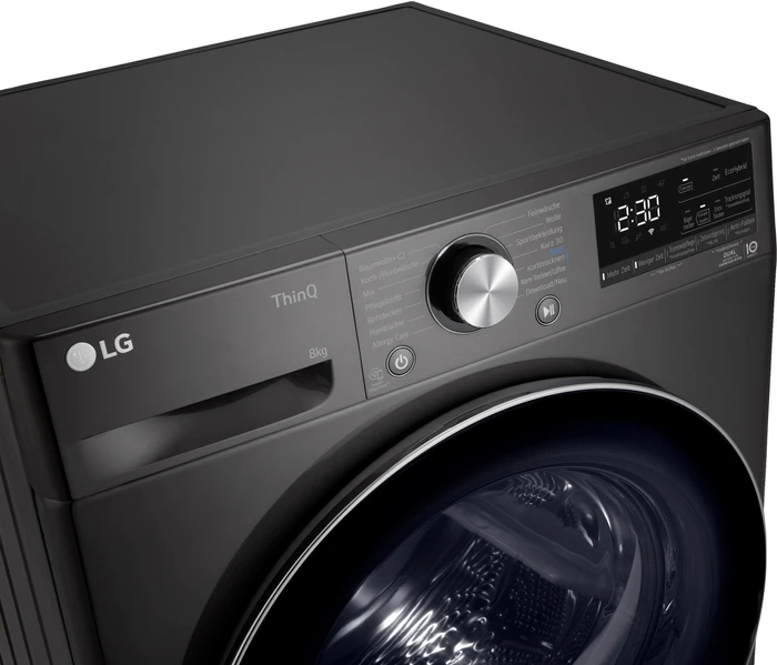 Detalle de LG RT80V9B Wärmepumpentrockner – energiesparend und allergenarm mit SmartThinQ