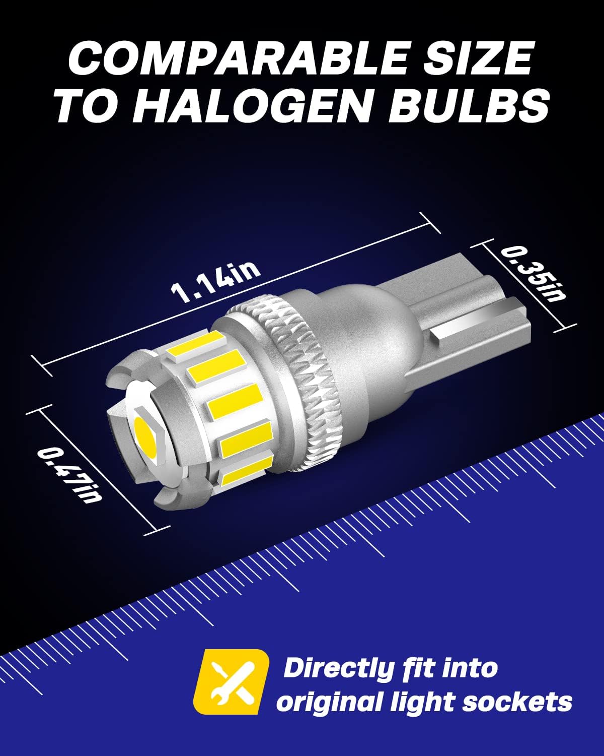 Thumbnail 6 de AUTOONE LED License Plate Bulbs 6500K