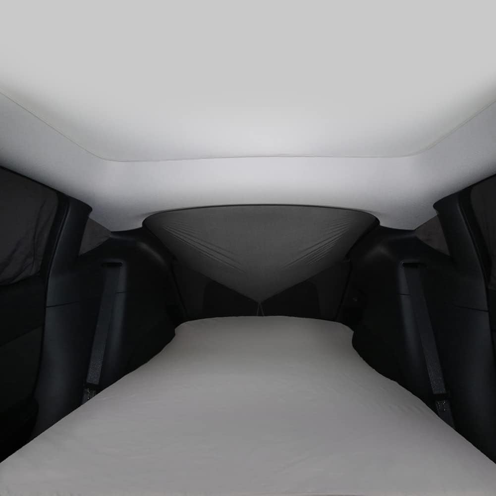 Detalle 2 de Havnby Tesla Model Y-autogordijnen, 8-delig met privacy- en zonwering