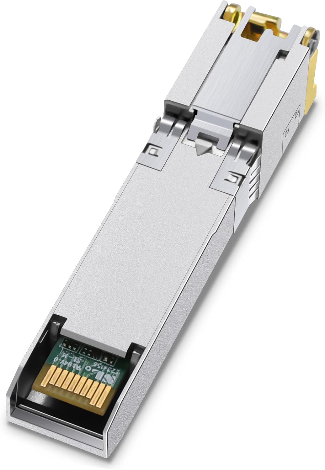 Detalle de QSFPTEK 10GBASE-T SFP+ RJ45トランシーバーモジュール 10Gbps対応・銅線接続