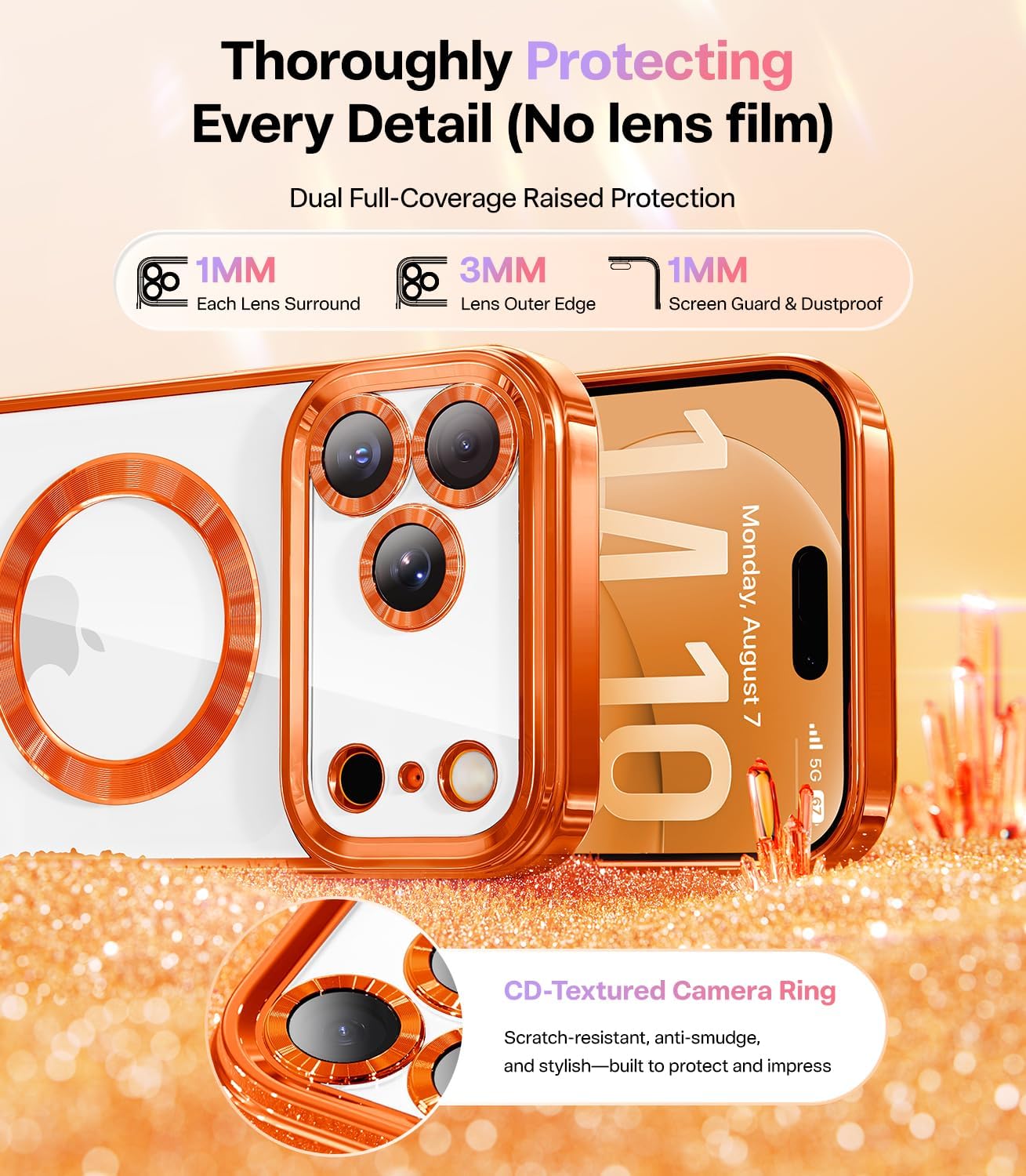 Detalle 2 de Meifigno iPhone 17 Pro Max Case 6.9"