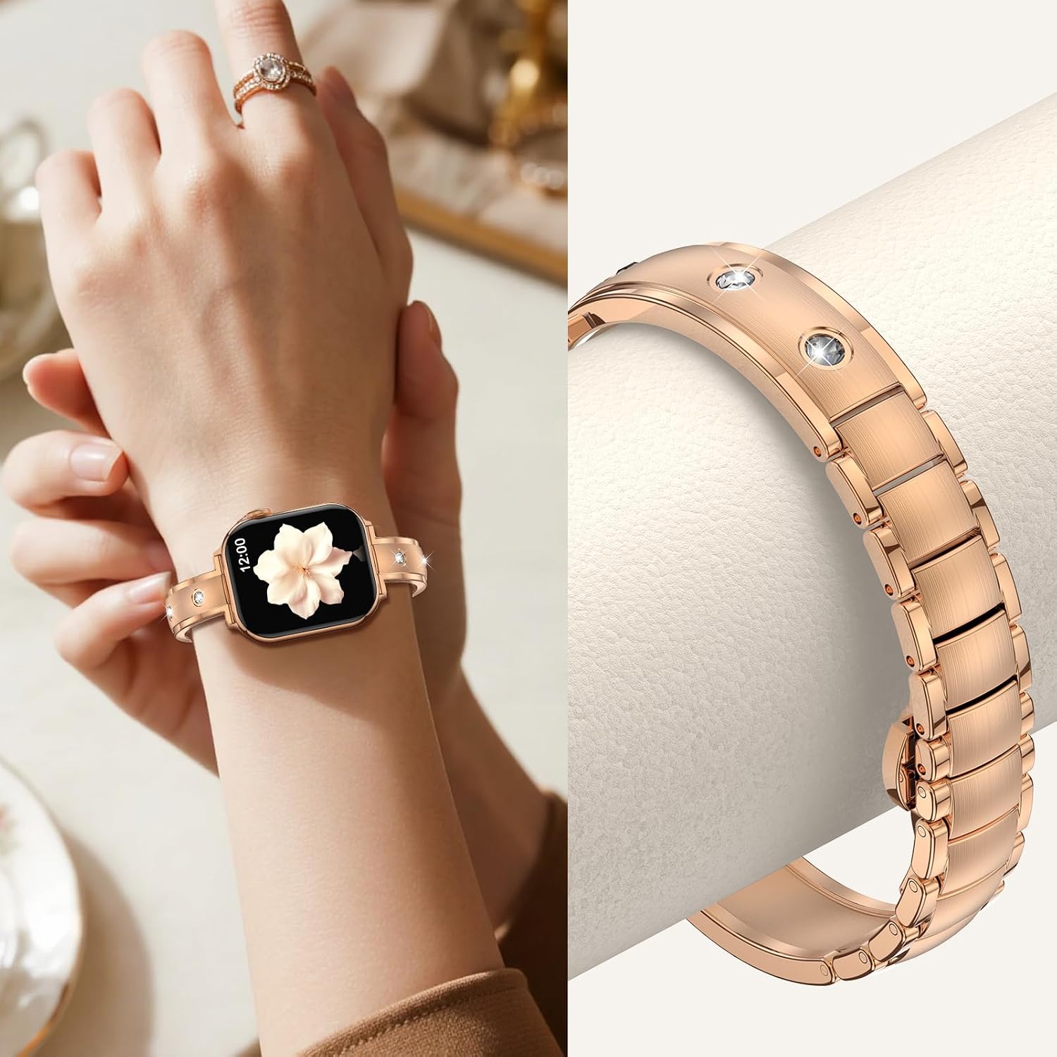 Thumbnail 3 de BAITEYOU Apple Watch Band, 316 Stainless Steel