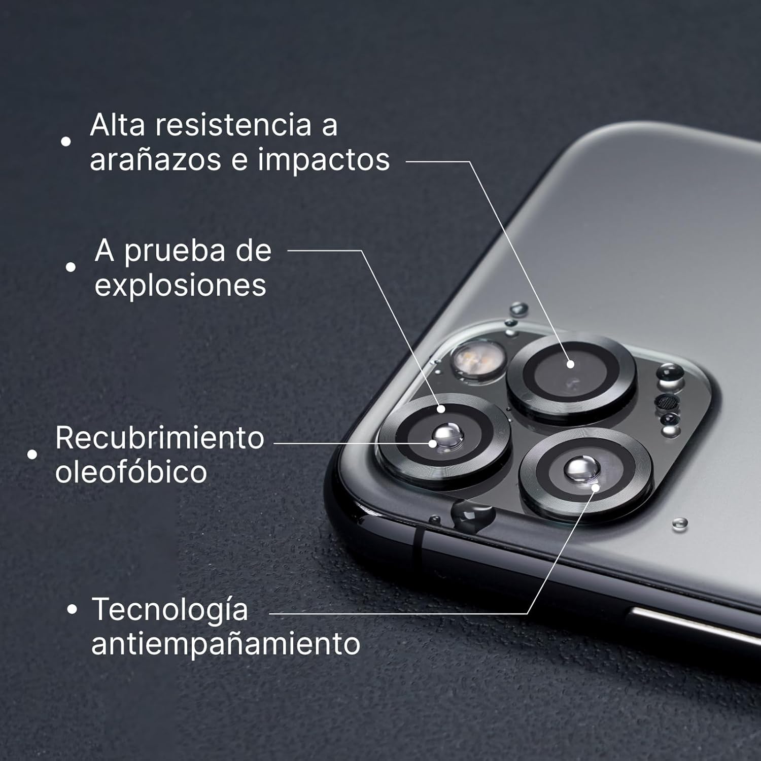 Detalle 2 de RhinoShield Protector Cristal 9H para iPhone 12 Pro Max