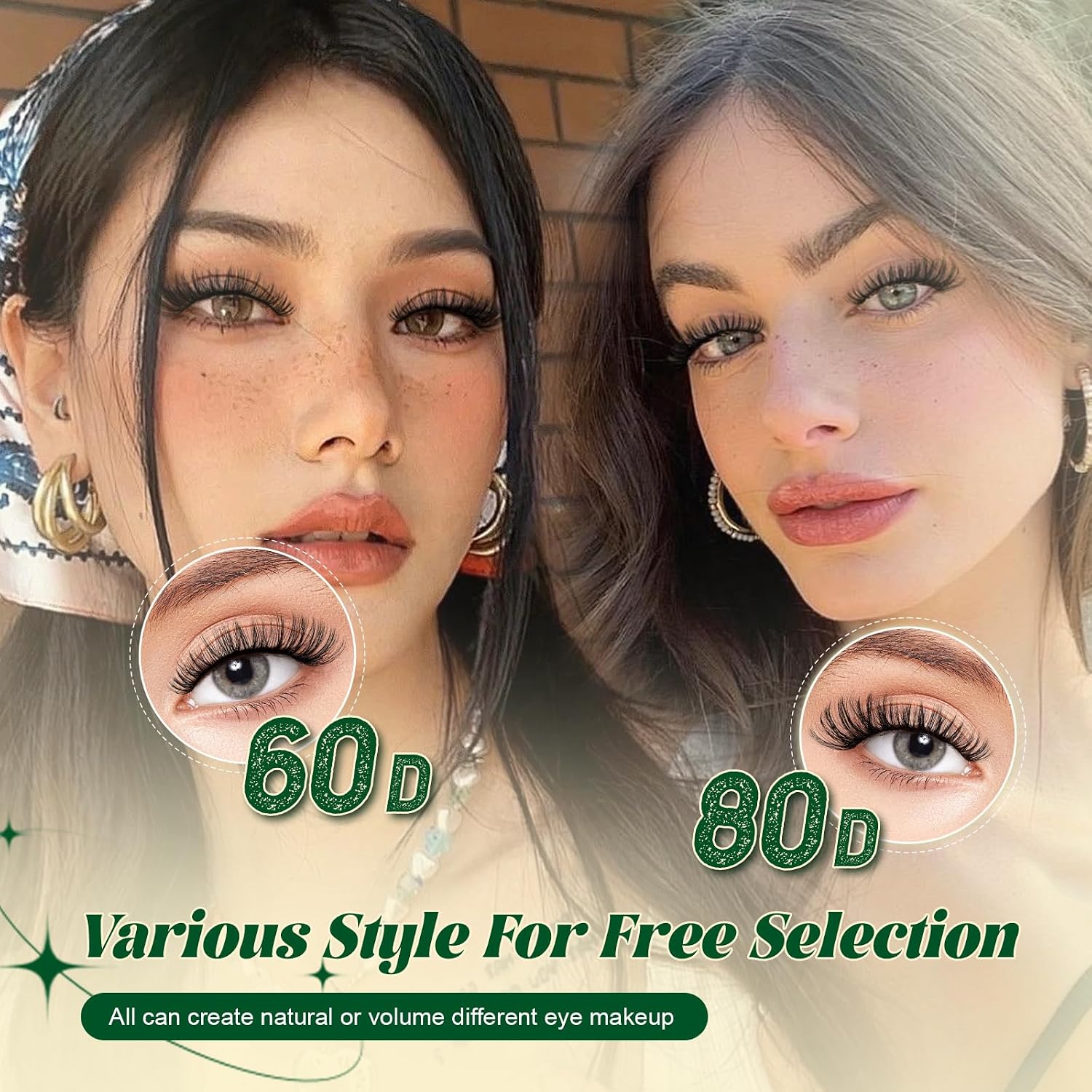 Detalle 2 de KEYYOU Lash Clusters Kit 280pcs