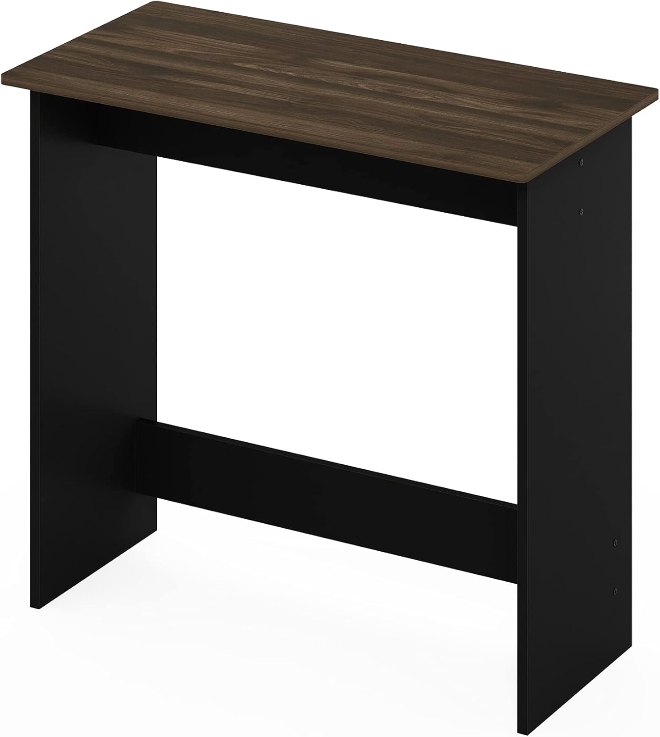 Thumbnail 4 de Furinno Simplistic computer desk in Columbia Walnut/Black – compact study & writing table