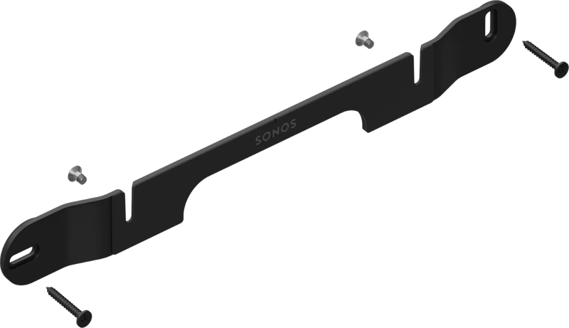 Detalle de Sonos Ray Wandhalterung Schwarz – sichere Wandmontage für Ihre Soundbar