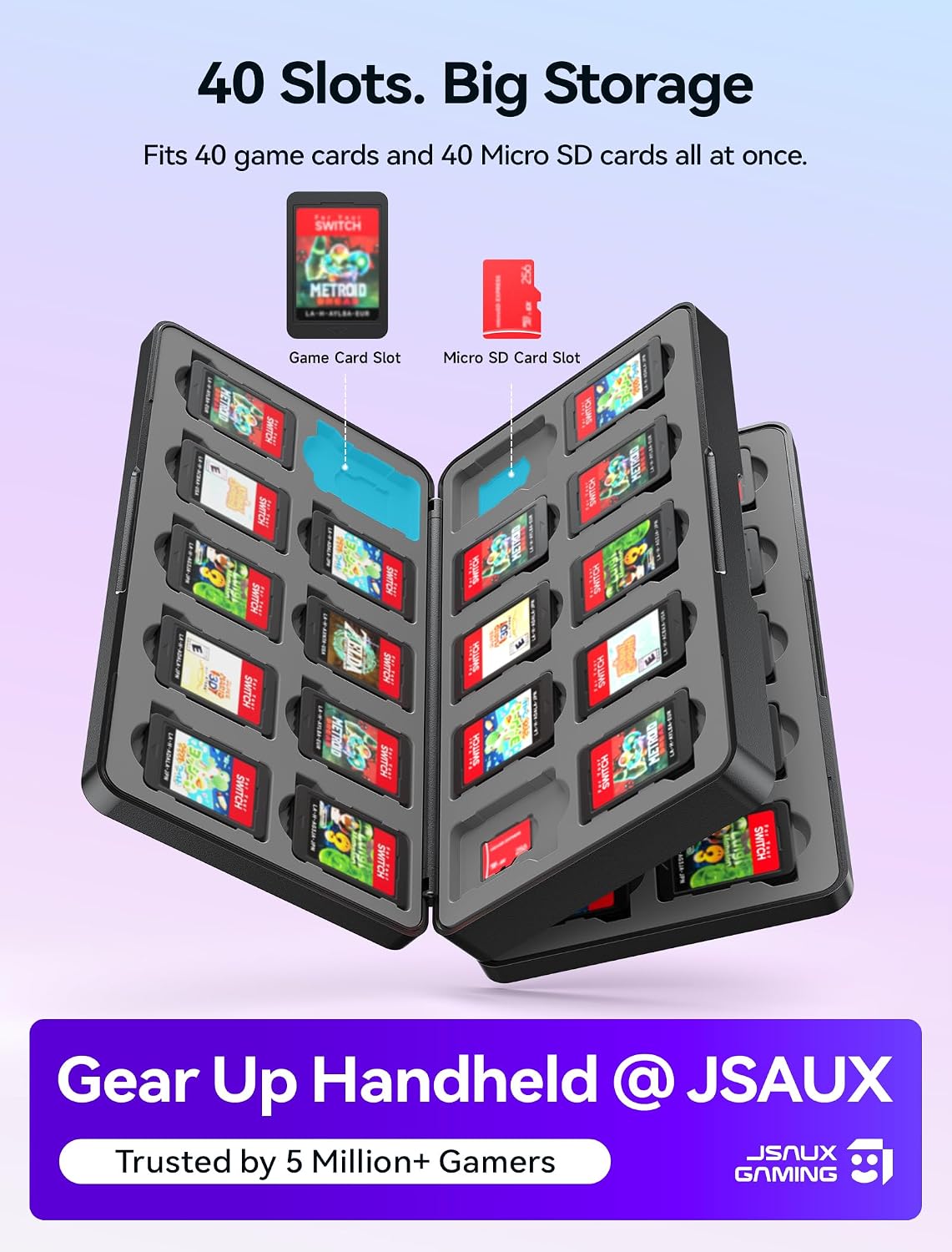 Thumbnail 1 de JSAUX Custodia Schede 40 slot