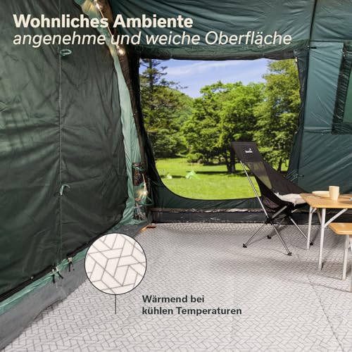 Thumbnail 2 de Skandika Zeltteppich Lindal 200 x 300 cm – wetterfest, Warm & Weich mit Aufbewahrungstasche