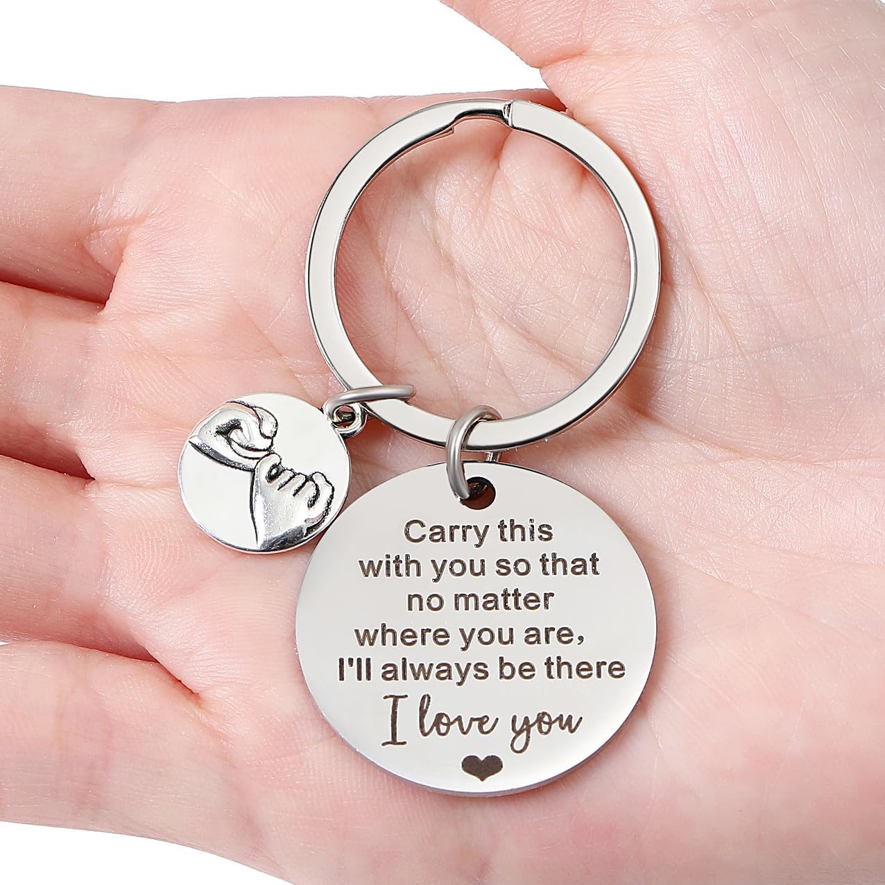 Detalle de XIANNVXI Inspirational Keyring – Best Friend & Thank You Gift