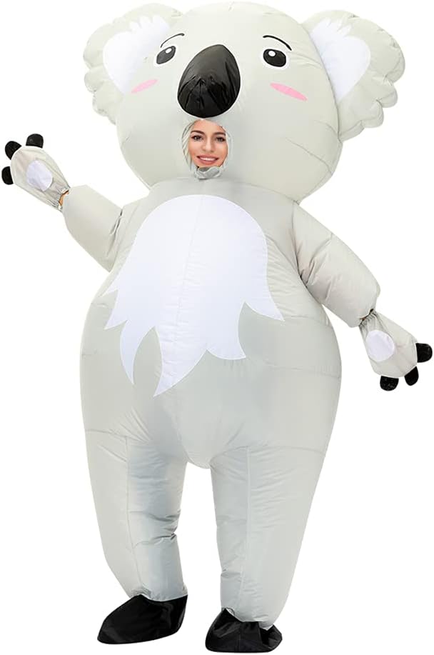 Detalle de Arokibui aufblasbares Kostüm Blow up Outfit – lustiges Kostüm für Halloween, Weihnachten und Festivals