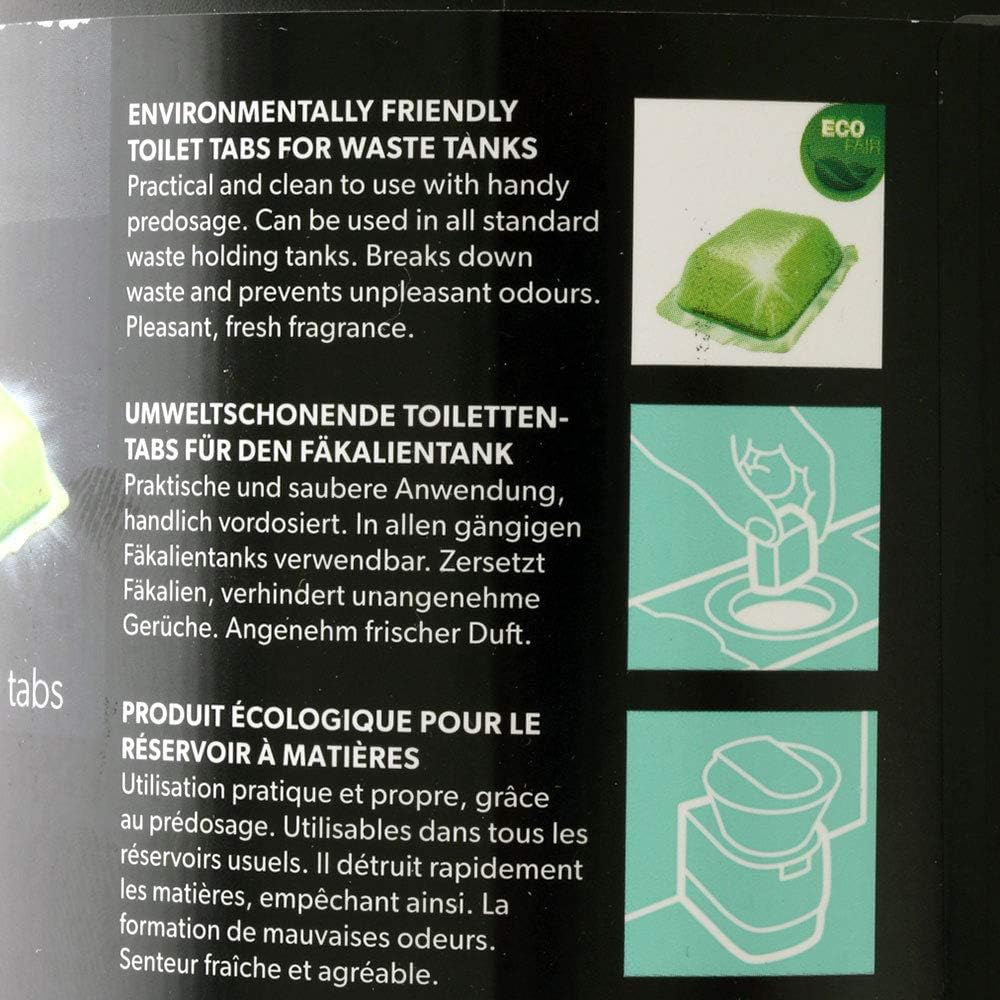 Thumbnail 2 de DOMETIC Green-Care Tabs für Camping-WC – Umweltfreundliche Sanitär-Reinigung für die Chemie-Toilette