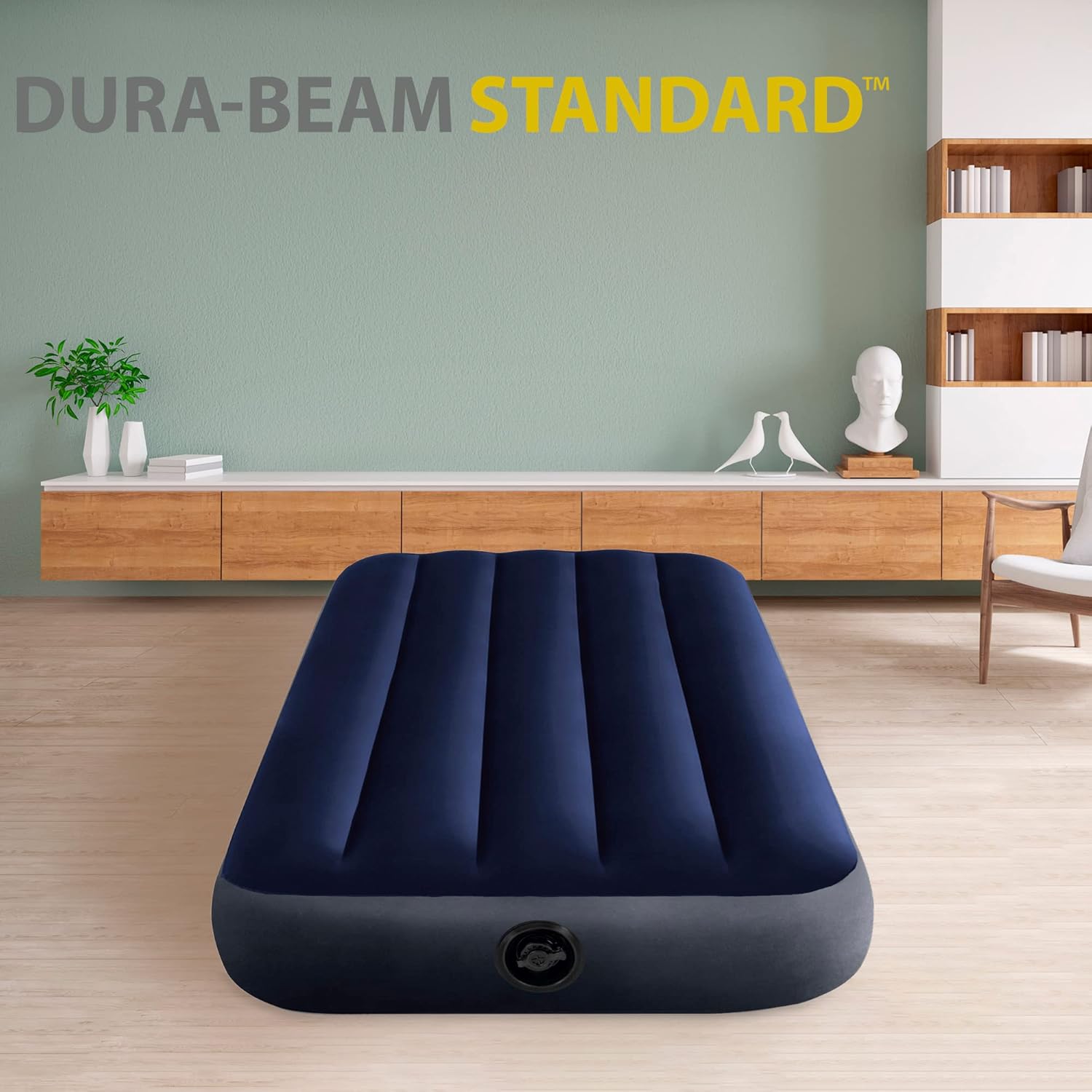Detalle de Intex Colchón Hinchable Individual 76x191x25 cm | Dura-Beam Standard Classic Downy