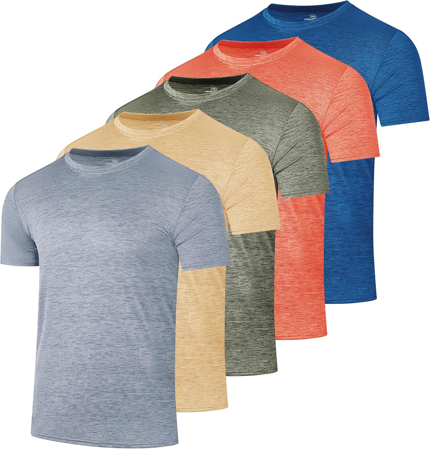 Thumbnail 4 de Real Essentials 5 Pack Men’s Dry Fit T-Shirts