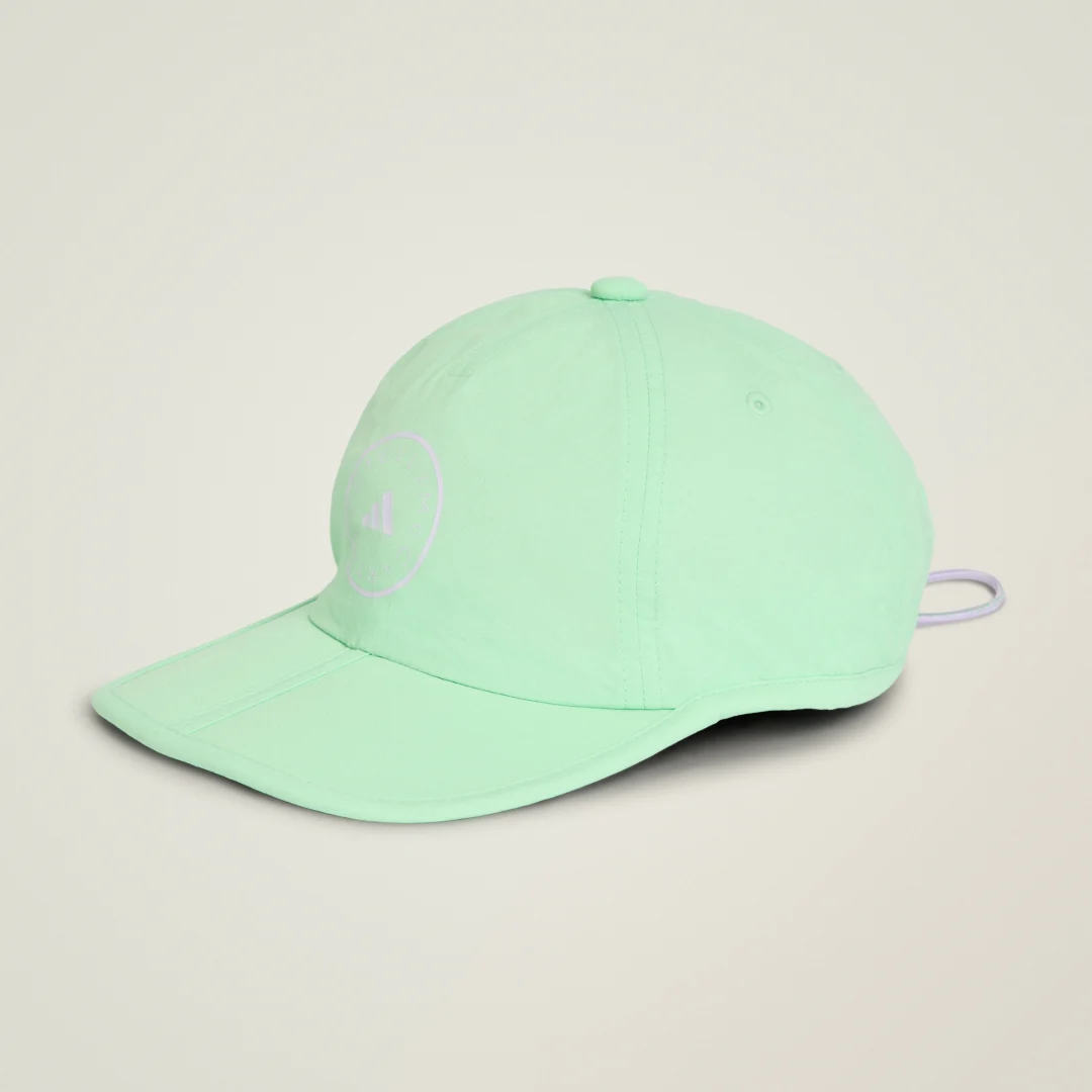 Detalle de Gorra adidas by Stella McCartney Run – Verde