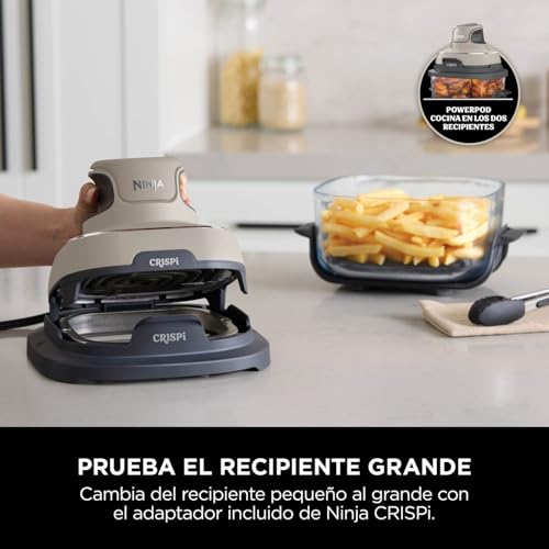 Thumbnail 14 de Ninja CRISPi: Freidora de Aire Portátil 4 en 1, 3,8 L, Piedra – versátil y compacta para cocinas pequeñas