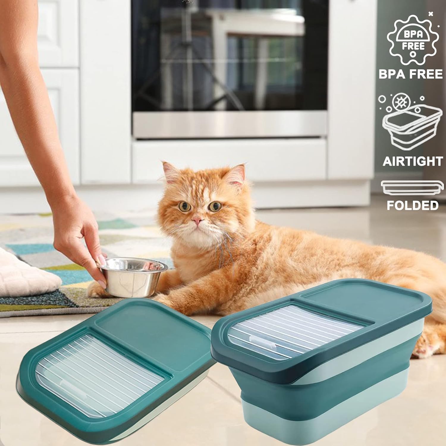 Thumbnail 4 de Wuciray Dog Cat Food Storage Container 10kg