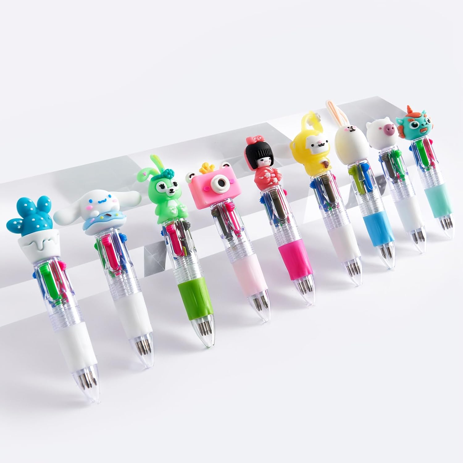 Thumbnail 6 de Defresit 40 Pack 4-in-1 Multicolour Ballpoint Pens (Cute Cartoon Animal Set) for Kids