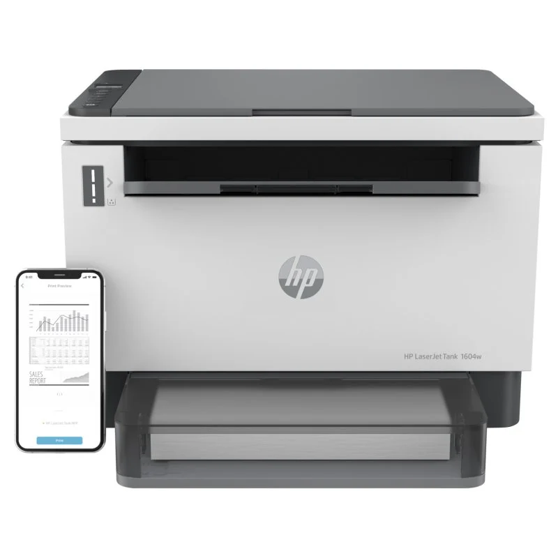 Detalle de HP LaserJet Tank MFP 1604w impresora 22 ppm