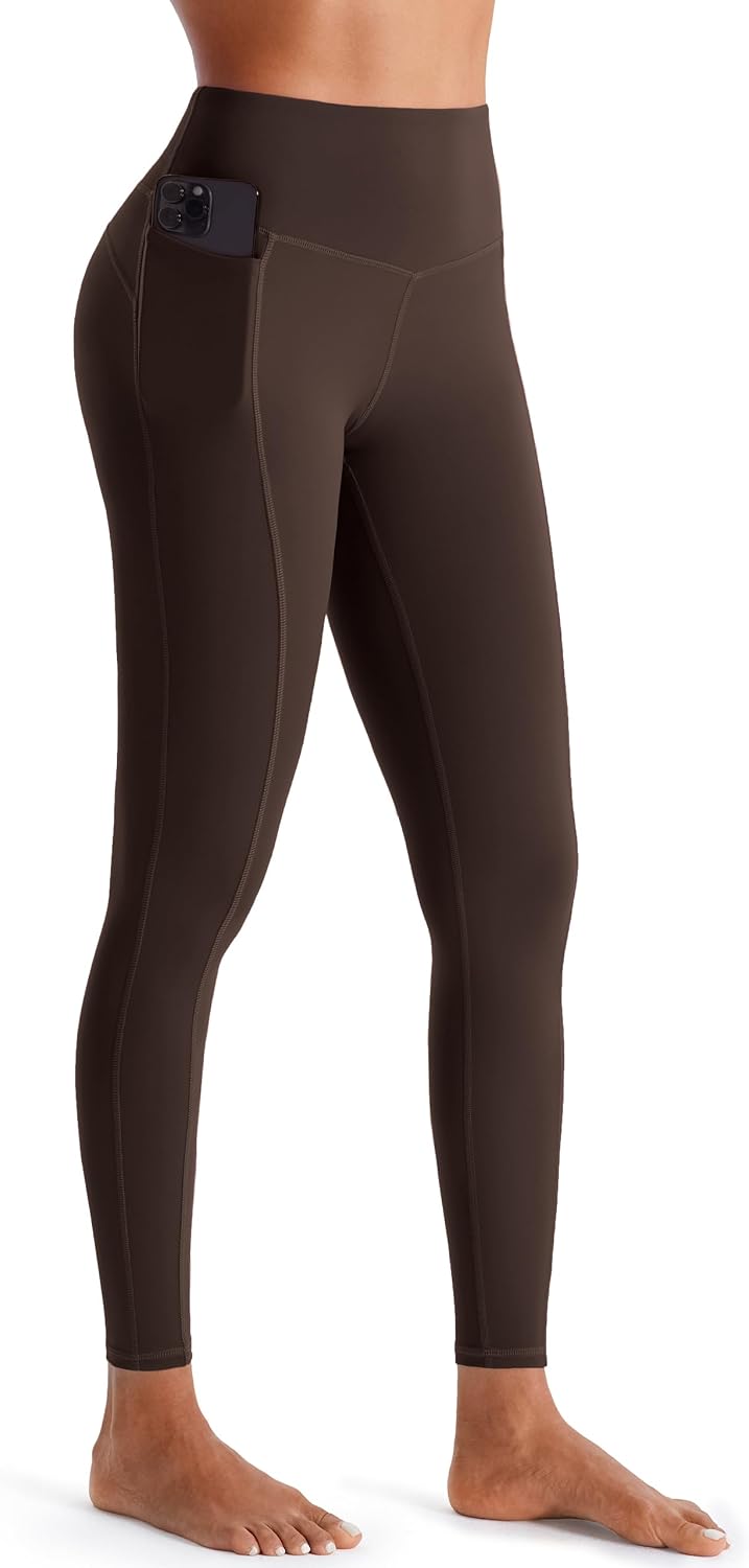 JOYSPELS Women's Gym Leggings with Pockets – High Waisted, Non See-Through, 2 Deep Pockets